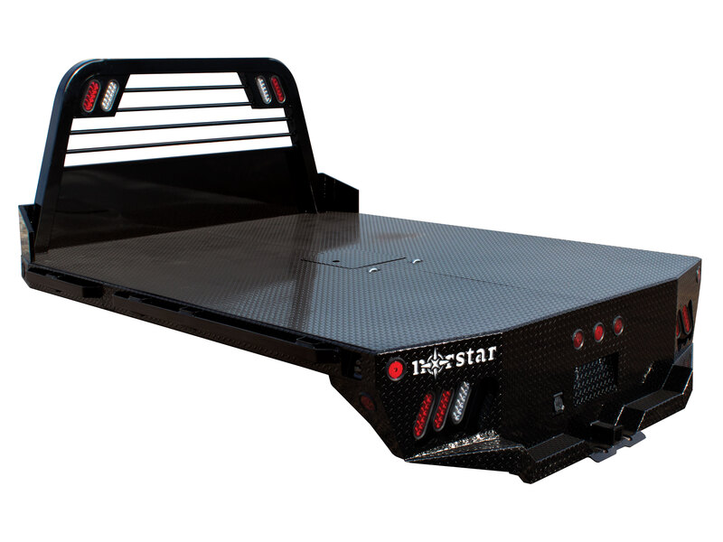 SR Diamond Plate Flatbed Norstar Truckbeds & Iron Bull Trailers