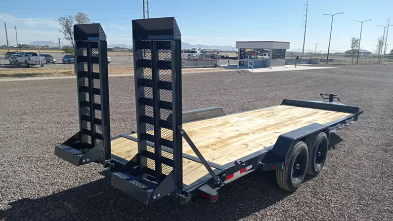 16,000 lb Equipment Trailer with 8” I-Beam Frame